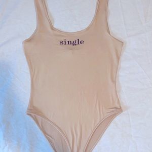 “ Single “ bodysuit